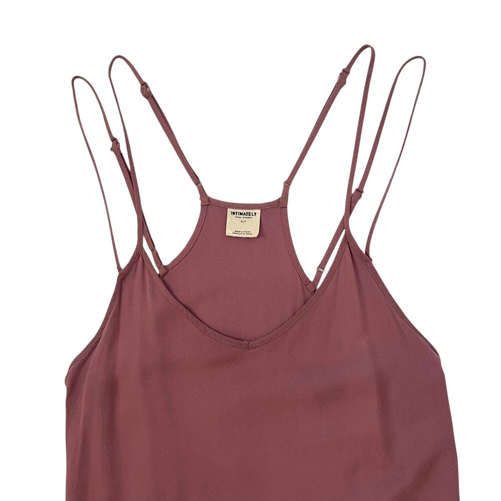 Free People Intimately Tattered Up Slip Dress - Mauve - Size S - Picture 4 of 7
